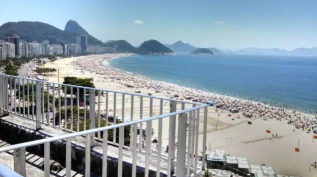 Copacabana – Terraço de frente para a praia