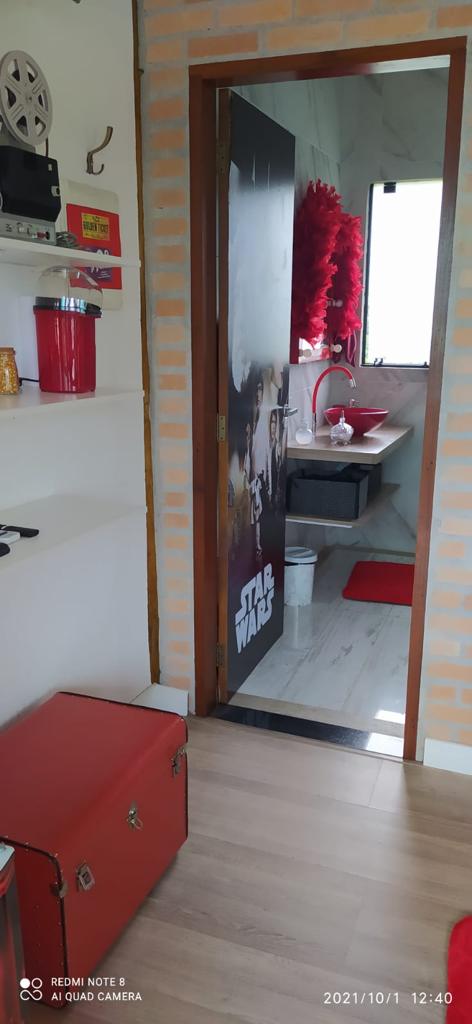 Bangalô Cinema com vista para o mar