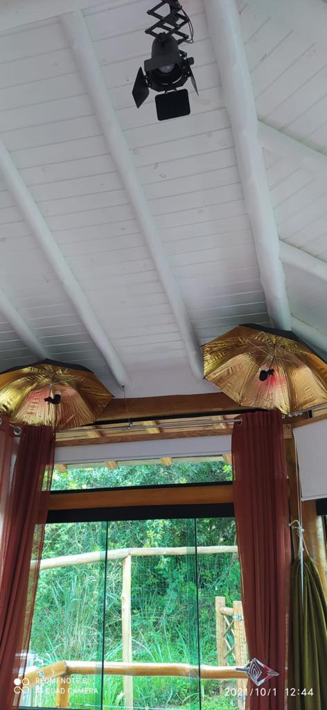 Bangalô Cinema com vista para o mar