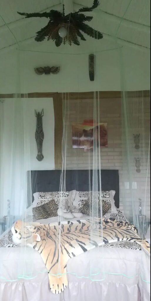 Bangalô África com vista para o mar