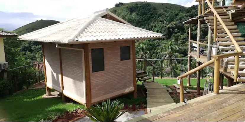 Bangalô África com vista para o mar