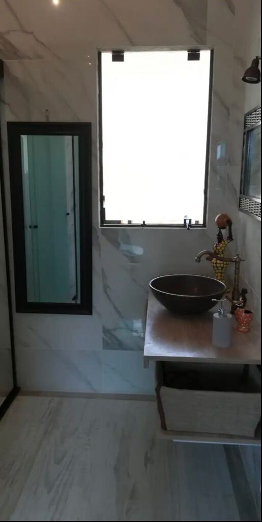 Bangalô África com vista para o mar