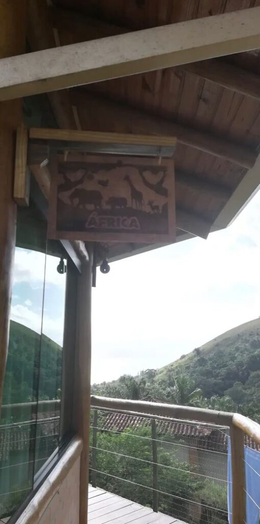 Bangalô África com vista para o mar