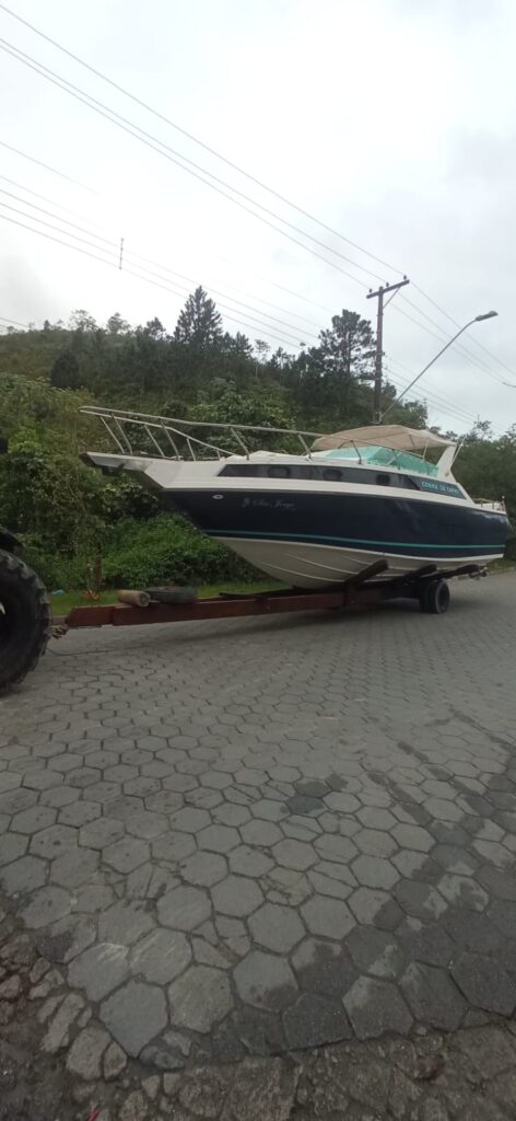 Lancha Cobra Capri 32 pés, Roteiro até a Ilha do Tamanduá