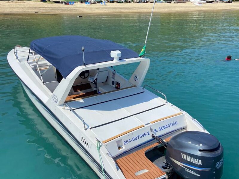 Lancha Magnum 29 pés, Roteiro Norte até a Praia da Fome