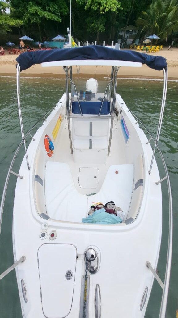 Lancha Fishing 26 pés, Roteiro Canal Norte ou Sul