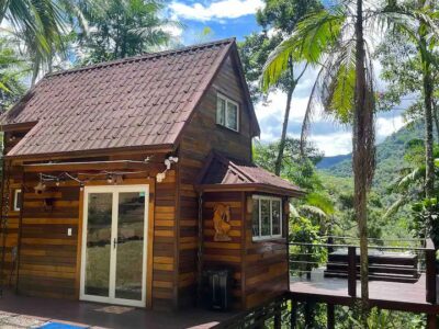 Chalé na Mata Atlântica Ubatuba com jacuzzi