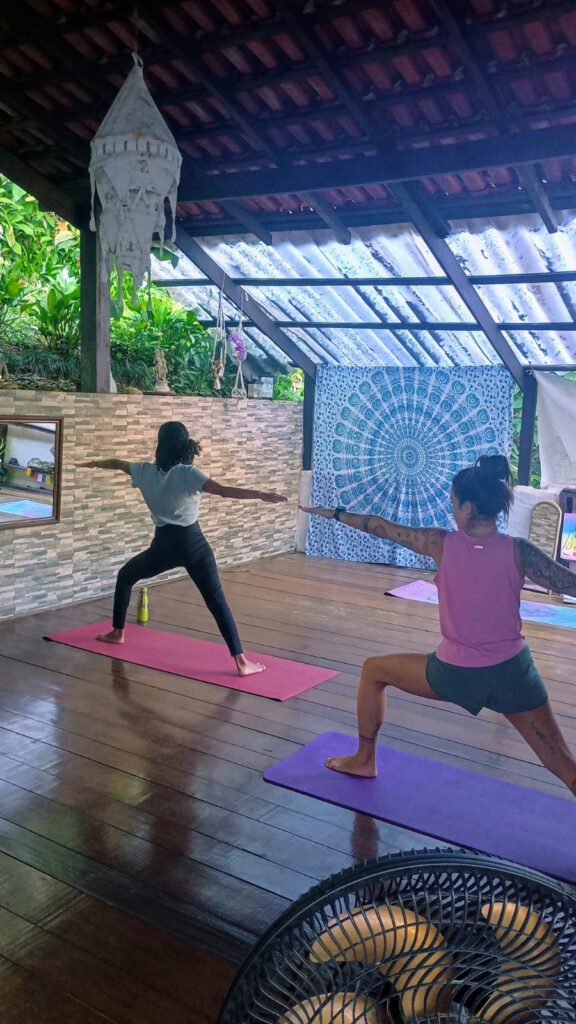 Yoga no Refúgio da Mata Atlântica, Pratica em Studio