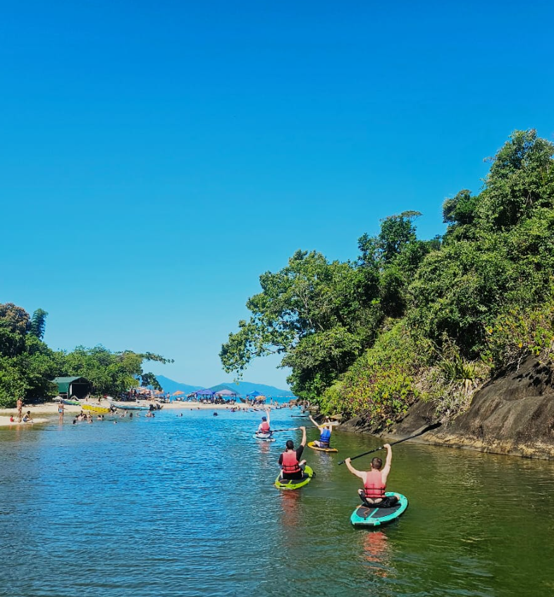 Aventura de Stand Up Paddle no Prumirim, Do Rio ao Mar