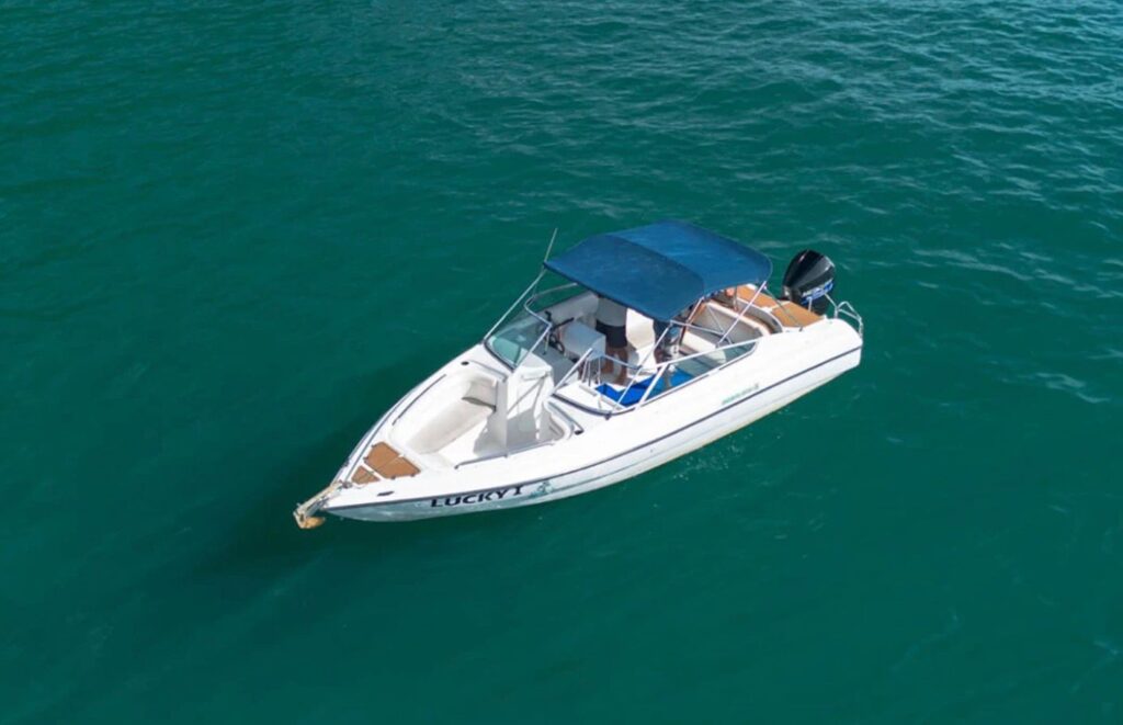 Lancha HD Marine 24, Roteiro Sul, Ilha Anchieta e Região