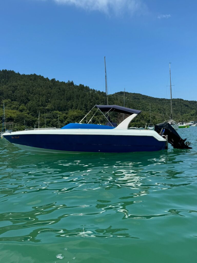 Lancha Runner 28 Pés, Roteiro Sul, Ilha Anchieta e Região