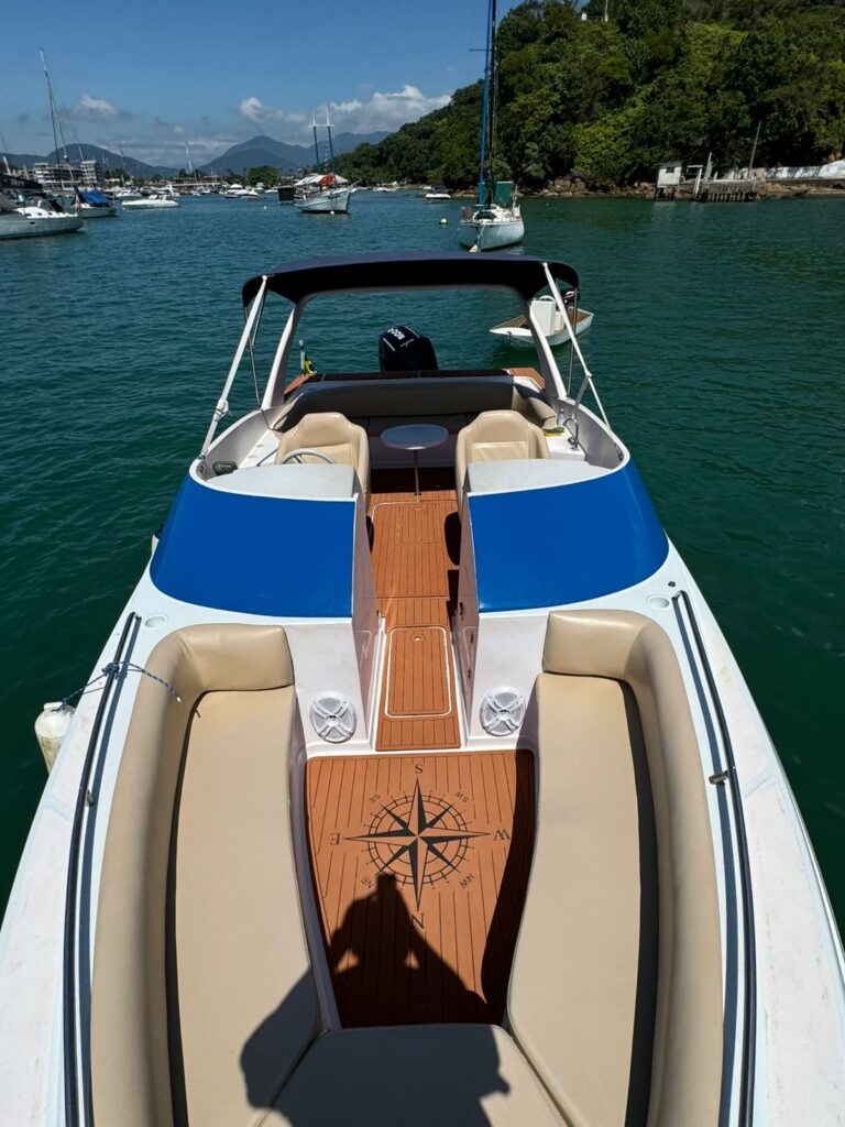 Lancha Runner 28 Pés, Roteiro Sul, Ilha Anchieta e Região