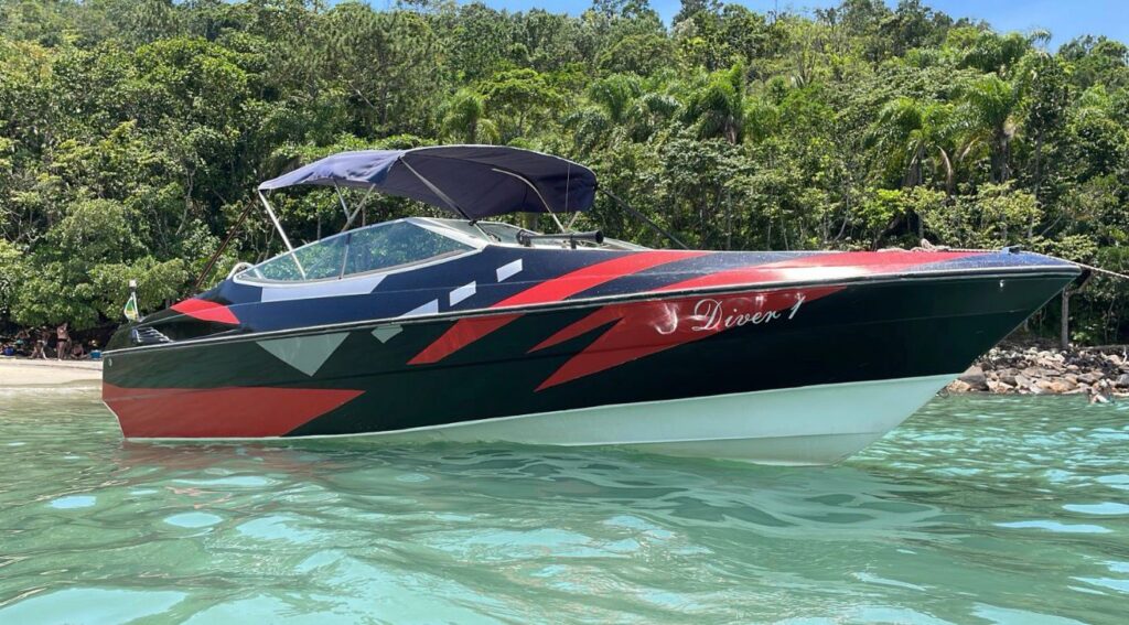 Lancha Ventura 23, Roteiro Sul, Ilha Anchieta