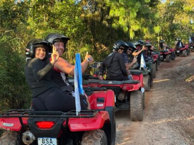 Passeio de Quadriciclo Duplo MAX, Pico do Imbiri, Cachoeira e Casa de Chocolate, 2 Horas