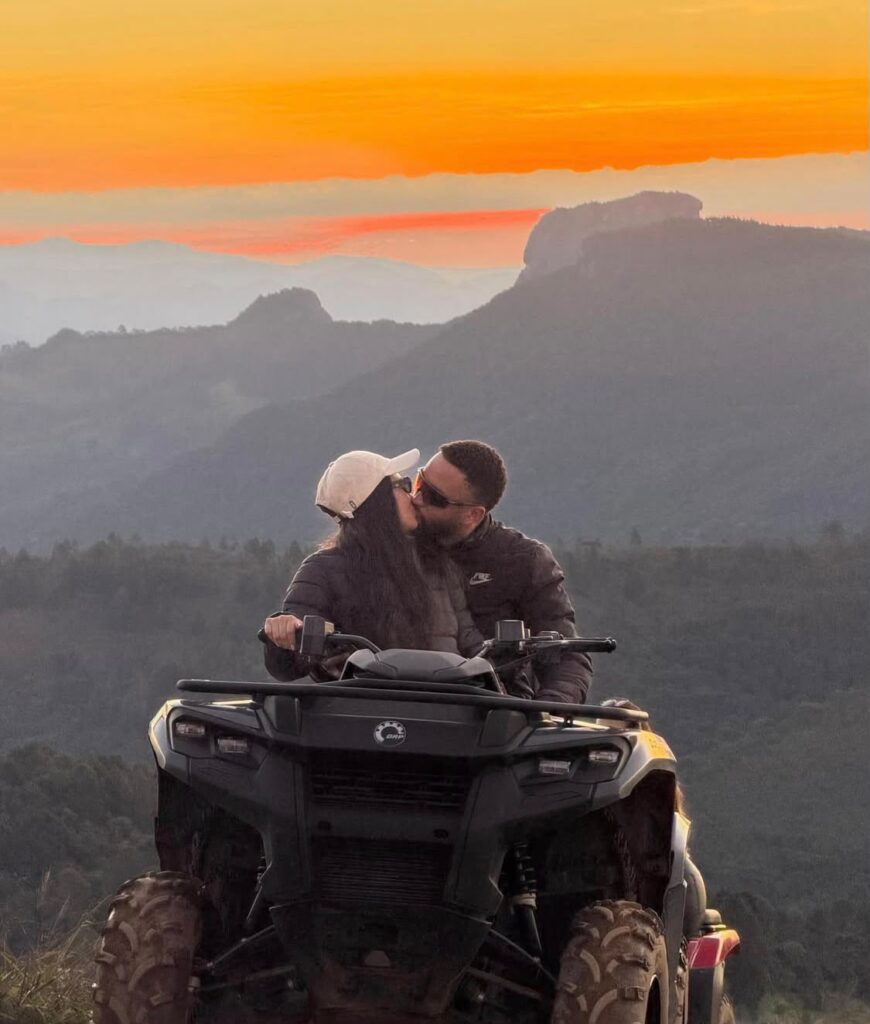 Passeio de quadriciclo até o pico do Imbiri + Almoço Romântico no restaurante ART BBQ